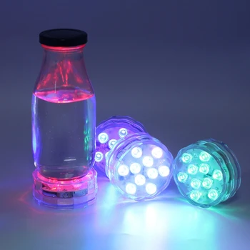 

Led RGB Submersible aquarium Light remote control Waterproof Pool Lights Underwater Night Lamp Outdoor Vase Bowl Garden Decor