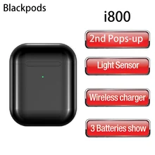 Новинка Blackpods i800, всплывающие bluetooth-гарнитуры, умный светильник, сенсор, 46g Air 2, беспроводные наушники TWS 5,0, наушники, HD микрофон, наушники
