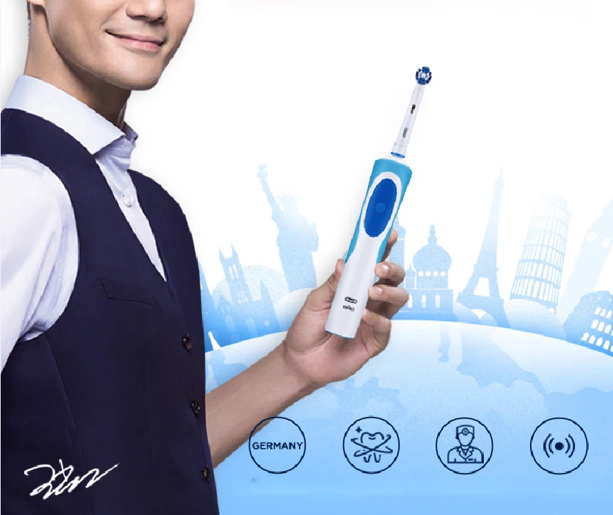 Электрическая зубная щетка Oral B Sonic перезаряжаемая D12S уход за полостью рта