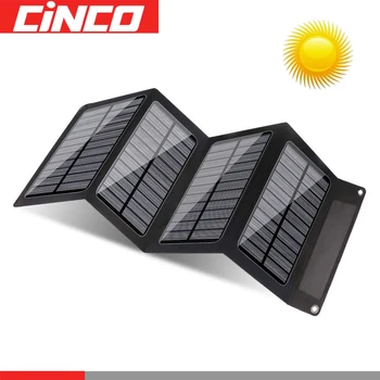 

Portable 5V Solar Panel 12W 15W Monocrystalline Folding Foldable Waterproof Charger Sun Power Bank for Phone Battery USB Port