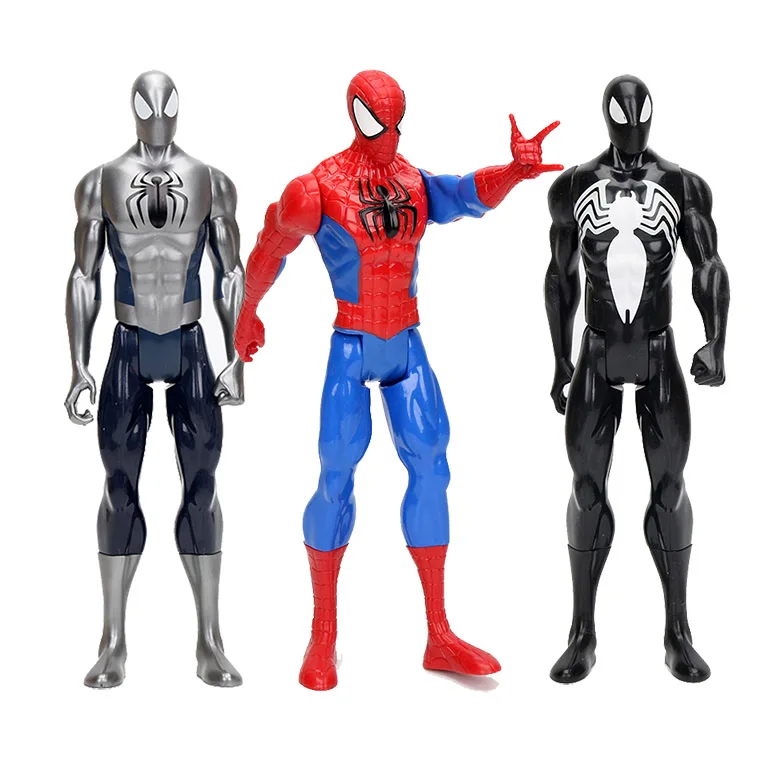 3 шт./партия распродажа 30 см Marvel Мстители эндгейм Железный человек Капитан Америка Человек-паук Веном фигурка игрушка для мальчика подарок
