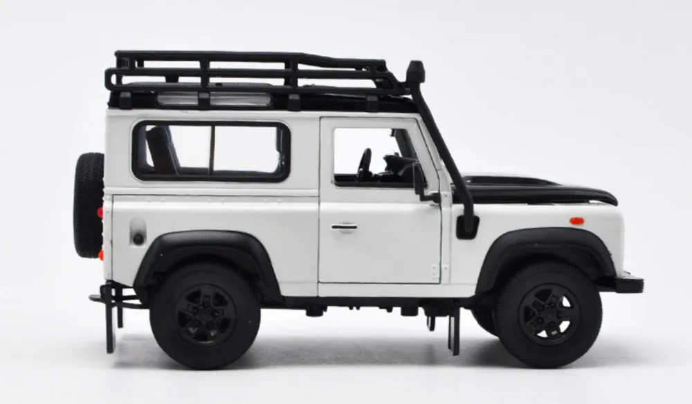 Welly 1/124 1:24 Ностальгический Land Rover Defender внедорожник автомобиль литье под давлением модель игрушки на день рождения для детей мальчиков и девочек