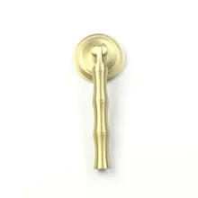 Мебельная фурнитура тонкая медь новая мебель в китайском стиле медная ручка браслет Шарм твердый одностворчатый соединитель в виде бамбука ручка