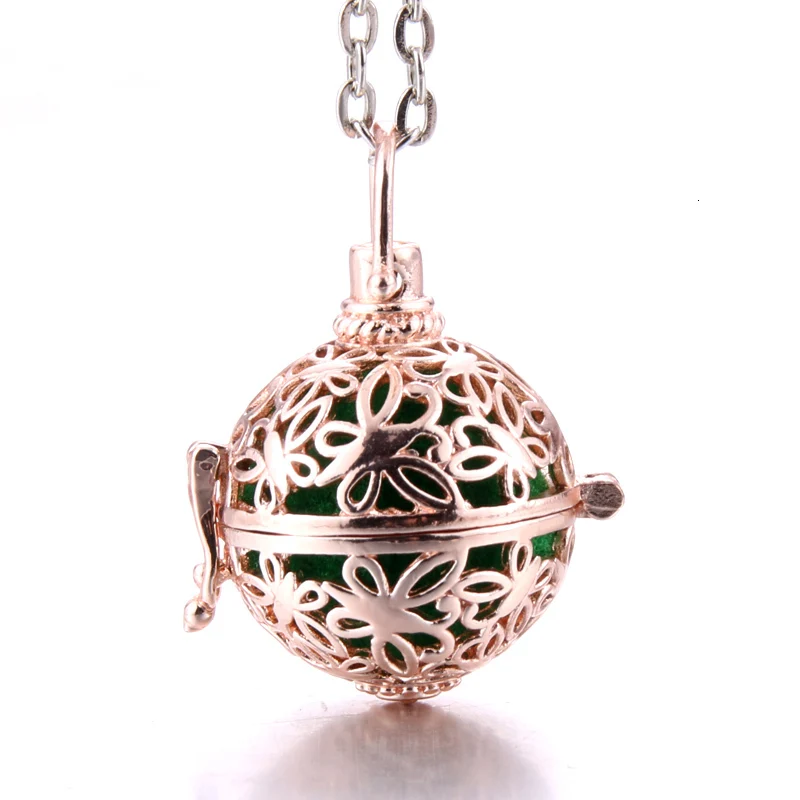 New Diffuser jewelry perfume cages Necklace Vintage Heart Necklaces Aromatherapy Essential Oil Pregnant Women Pendant necklace