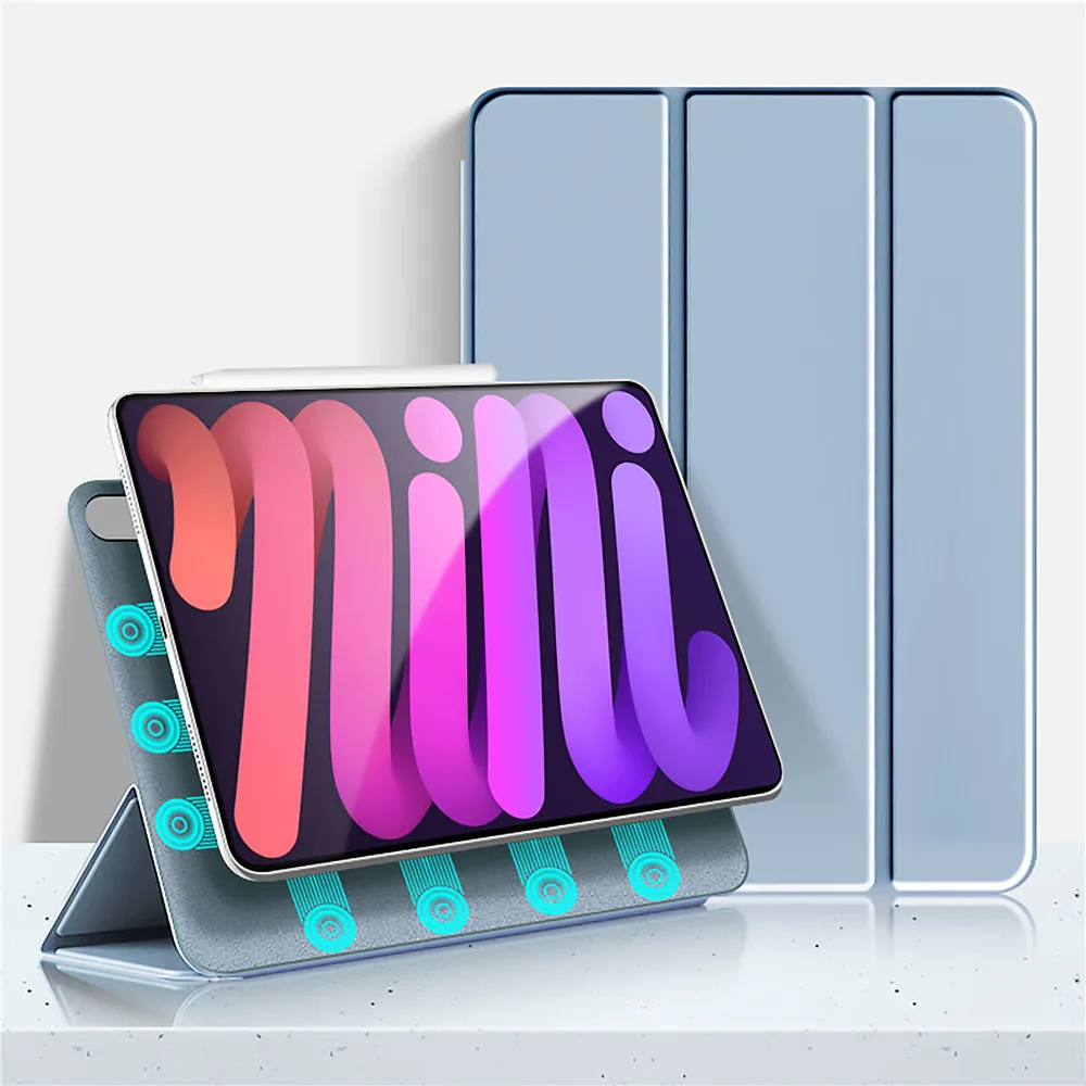 Sleek Tri-Fold Magnetic PU Leather Tablet Case