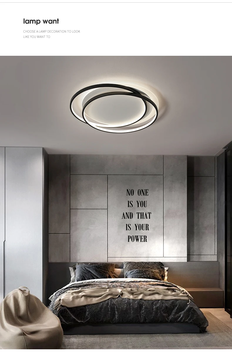 Modern Gold Led Chandelier For Bedroom Living Room Kitchen Study Design Ceiling Lamp Ring Round Remote Control Light Fixtures glass chandelier