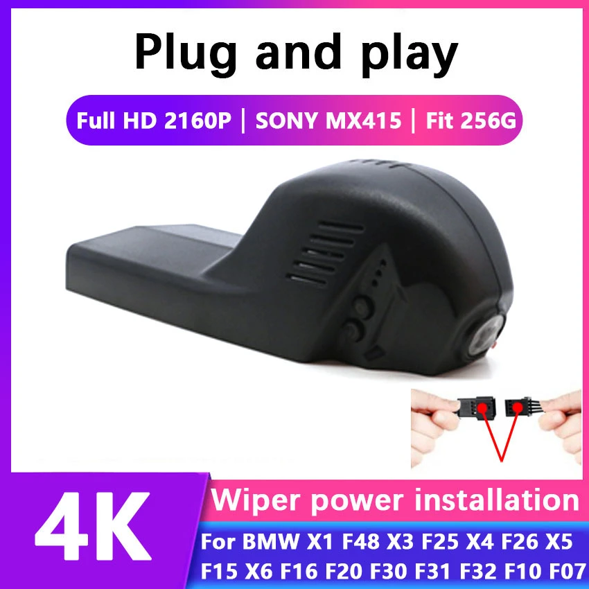 4k Full HD 2160P Easy Installation Car DVR Wifi Dash Cam For BMW X1 F48 X3 F25 X4 F26 X5 F15 X6 F16 F20 F30 F31 F32 F10 F07 f10 dash cam mirror
