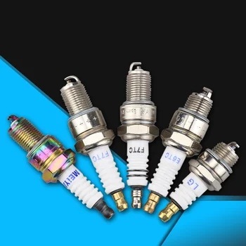 

1 2 PCS 3 electrode Spark Plug L7TC for BM6A BMR6A WS6E WS7E BPMR6A WS7F CJ7Y W20MU L7TC BPMR7A 2-stroke chain saw field mower