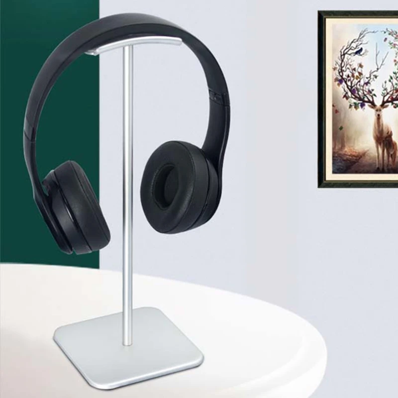 Earphone Hanger Holder Headphone Stand Rack Non Slip Aluminum Headset Bracket H05A