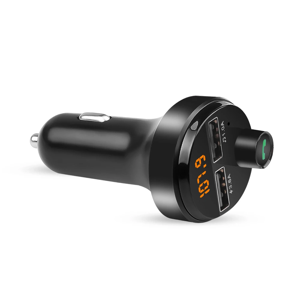 FM трансмиттер громкой связи Bluetooth автомобильный комплект 5 0 Автомобильный MP3
