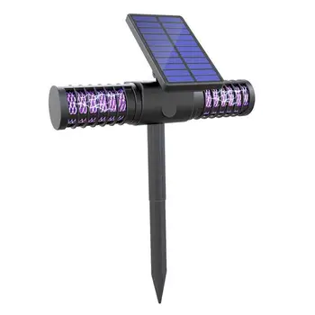 

Solar Powered Electric Shock Mosquito Killer Lamp Insect Mosquitos Repellent Light Anti Mosquito Trap Zapper Light