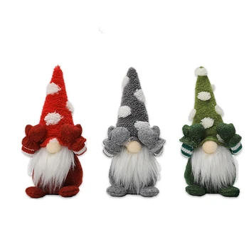 

3PCS Happy New Year Christmas Ornaments DIY Xmas Gift Santa Claus Snowman Tree Pendant Doll Hang Decorations for Home