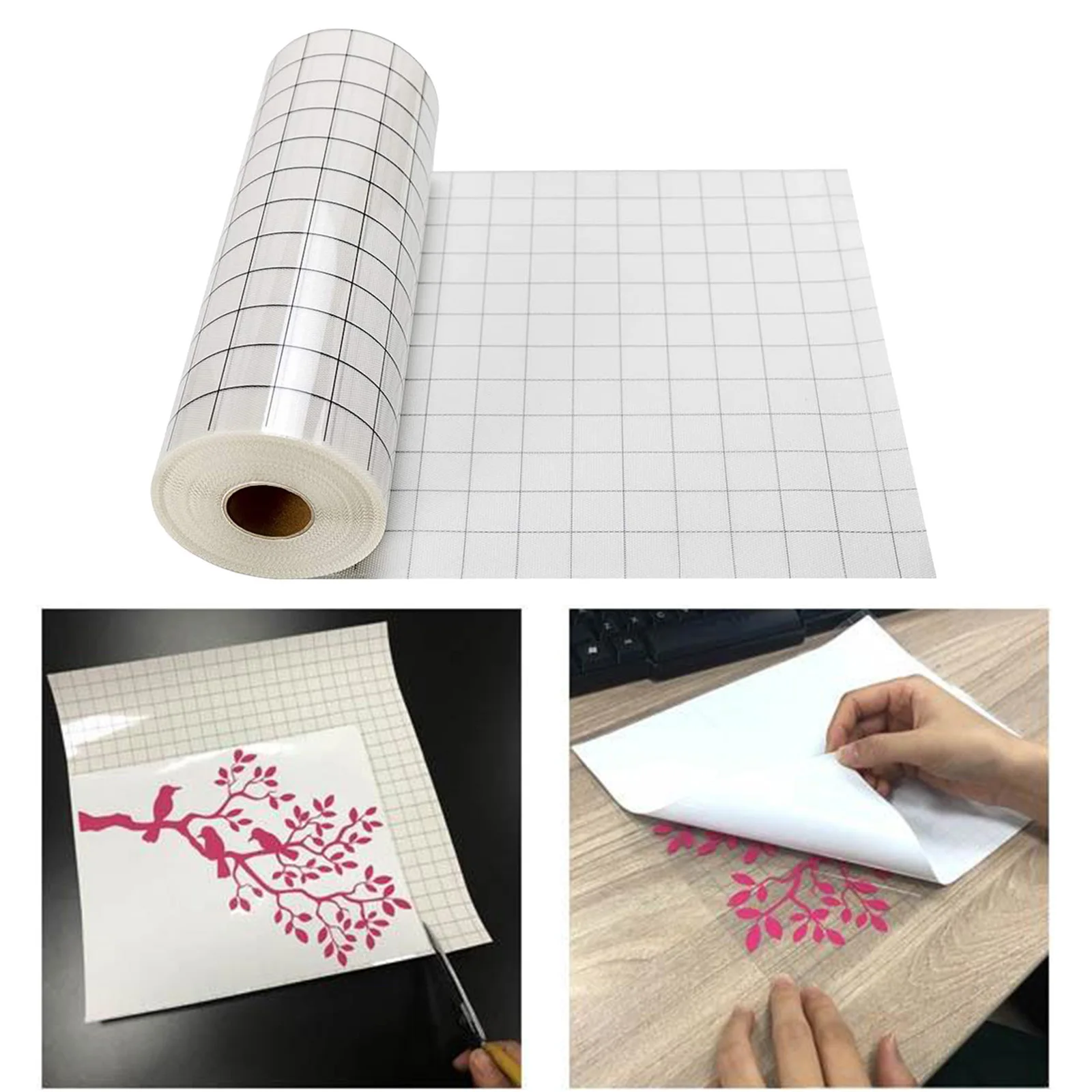 Clear Transfer Tape for Vinyl Adhesive and HTV Heat Transfer Paper