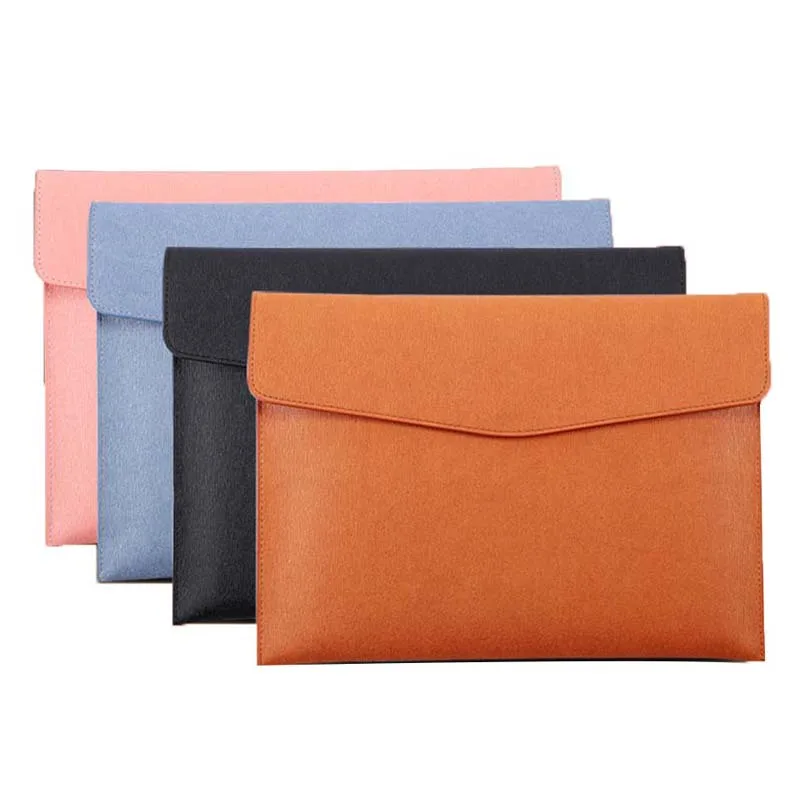 

Women Envelope Clutch Bag Large Capacity Ladies Clutches PU Leather Hand Bag Waterproof A4 Document Protector Bag