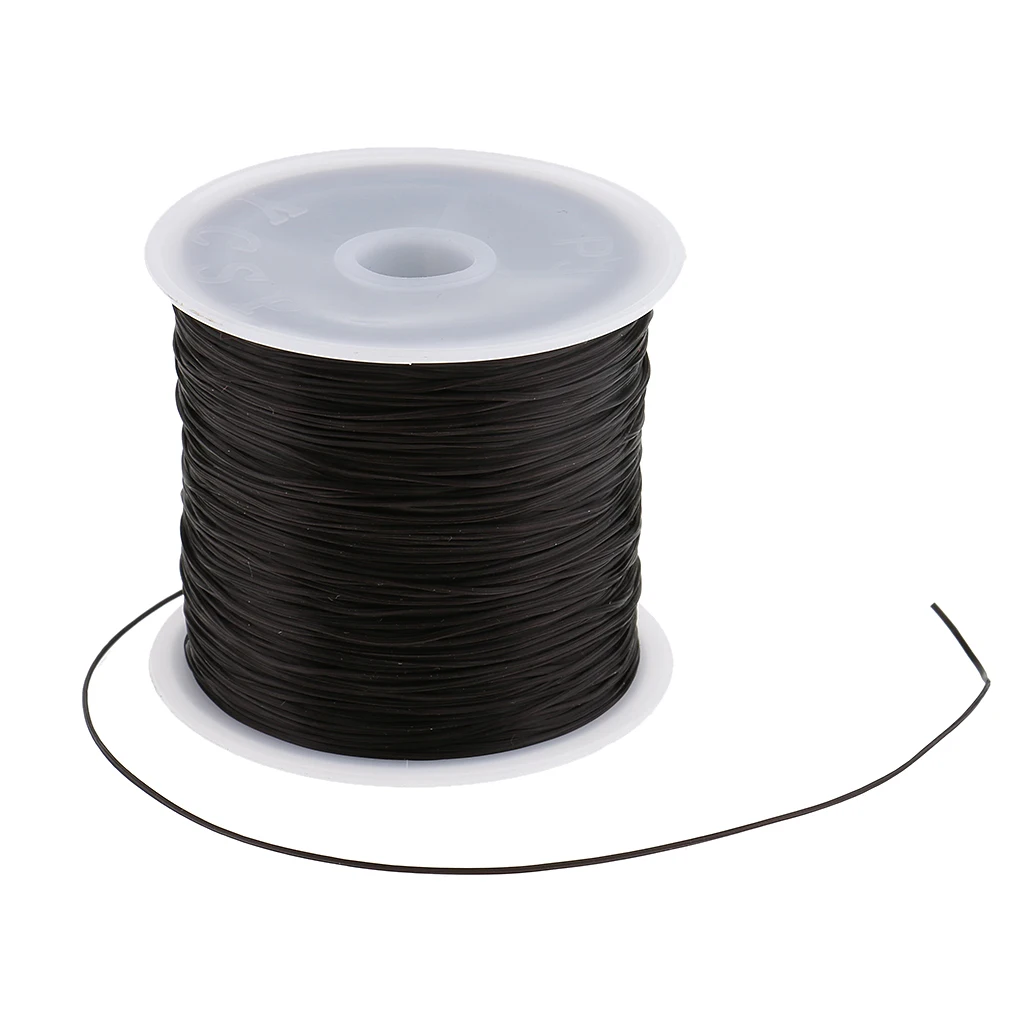 60M Professional Salon Hair Weave Sew Decoration Thread Stretch Yarn Streth Crystal String Cord for Wig Weft Hair Extension