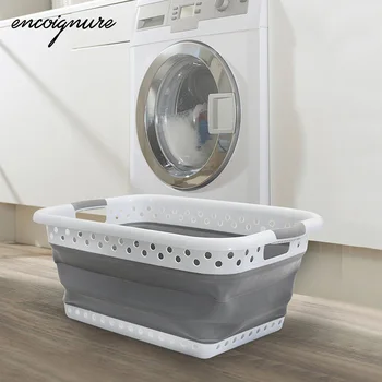 

Laundry Basket Large Collapsible Laundry Basket Folding Cloth Washing Bin Space Saving Dirty Clothes Basket корзина для белья