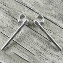 2 шт. 41 мм мотоциклетный регулировочный отсоединенный руль Сплит кафе гонщик клип на руль 22 мм алюминиевый сплав