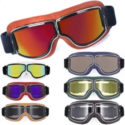 Vintage Motorcycle Glasses Windproof Retro Multicolor Cycling Outdoor Dirt Bike Goggles Protection Sunglasses Folding Goggles