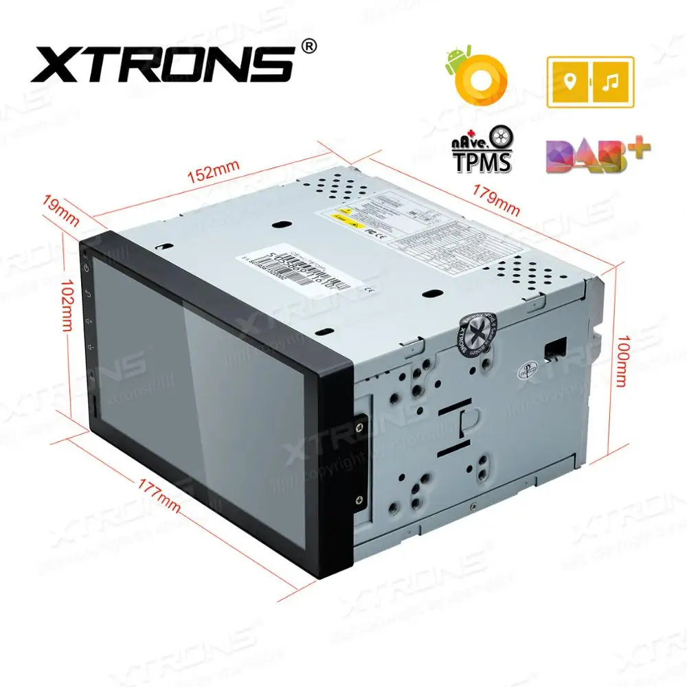 XTRONS 7 ''Универсальный Android 8 0 Восьмиядерный 2G + 32G двойной Din Стерео gps