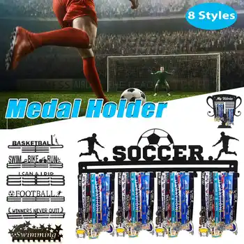 

Durable Stainless Steel Medal Hanger Medal Holder Display Rack Running Swimming Football Marathons Sport Medal Gift Decoration