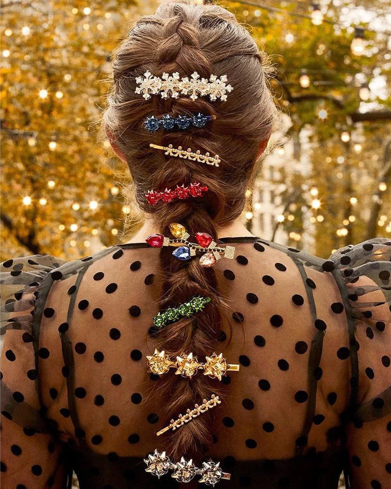 Новые Модные Элегантные синмитированные шпильки с жемчугом для женщин аксессуары трендовые винтажные роскошные цветочные украшения для волос