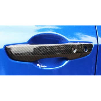 

Carbon Fiber Door Handle Cover Plastic Trim 8pcs Accessory Replacement