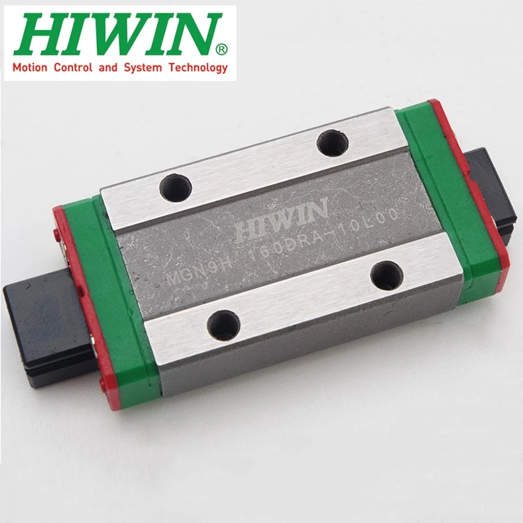 2 шт. оригинальные Hiwin линейный рельс MGN9 100 150 200 250 300 350 400 450 500 600 700 mm линейной направляющей+ 2 шт. MGN9H блок 3D принтер с ЧПУ 9 мм
