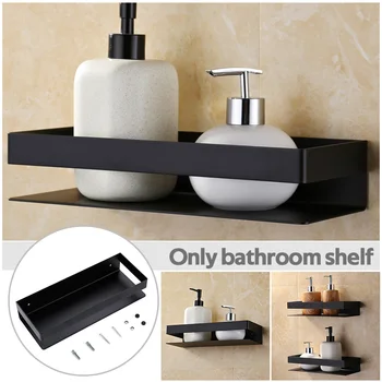 

Storage Shampoo Wall Mounted Rectangular Stainless Steel Anti Rust Shower Rack Organizer Corner Frame Waterproof Bathroom Shelf