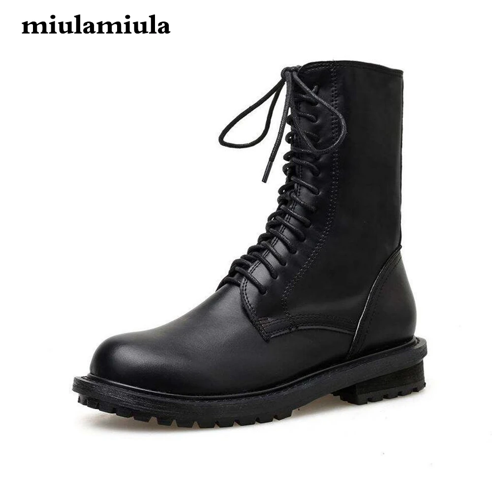 

Miulamiula Winter Women Boots Long Martin Boots Rubber Non-slip Sole Snow Boots Cross Strap Style Cute Sweetheart Woman Shoes
