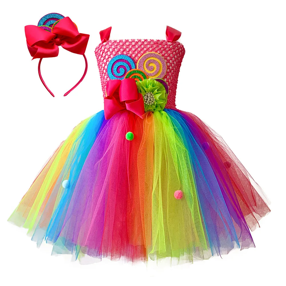 Candy Girl Costume Toddler Candy Costume Children Princess Lollipop