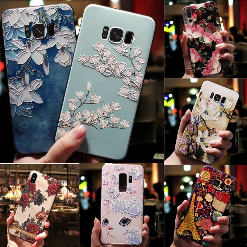 

3D Emboss Soft TPU Fundas For Huawei Honor 8A Case Silicone Flower Cover For Huawei Honor 8A JAT-LX1 8 A A8 Honor8A 8X 8S Cases