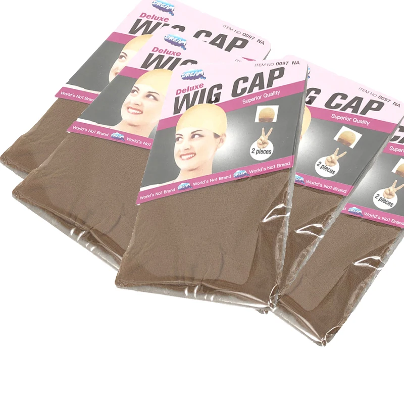 10PCS (5bags)Stocking Wig Cap Fashion Stretchable Mesh Wig Cap Mesh Weaving Black Brown Beige Wig Hair Net Making Caps Hairnets