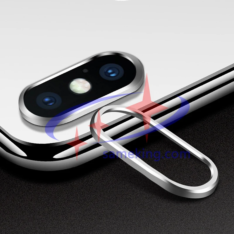 10 шт. в партии, задняя линза carmer для iphone 7/7 p/8/8 p/x/xs/xr/xs max, металлический материал, запчасти для задней камеры