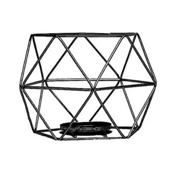 

Geometric Iron Candlestick Candle Holders Home Wall Romantic Durable Candlesticks Wedding Home Decoration Craft