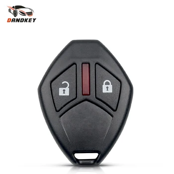 

Dandkey 2 Buttons Remote Car Key Shell For Mitsubishi Lancer Outlander Endeavor Galant Fob Replacement Without Blades Key Case