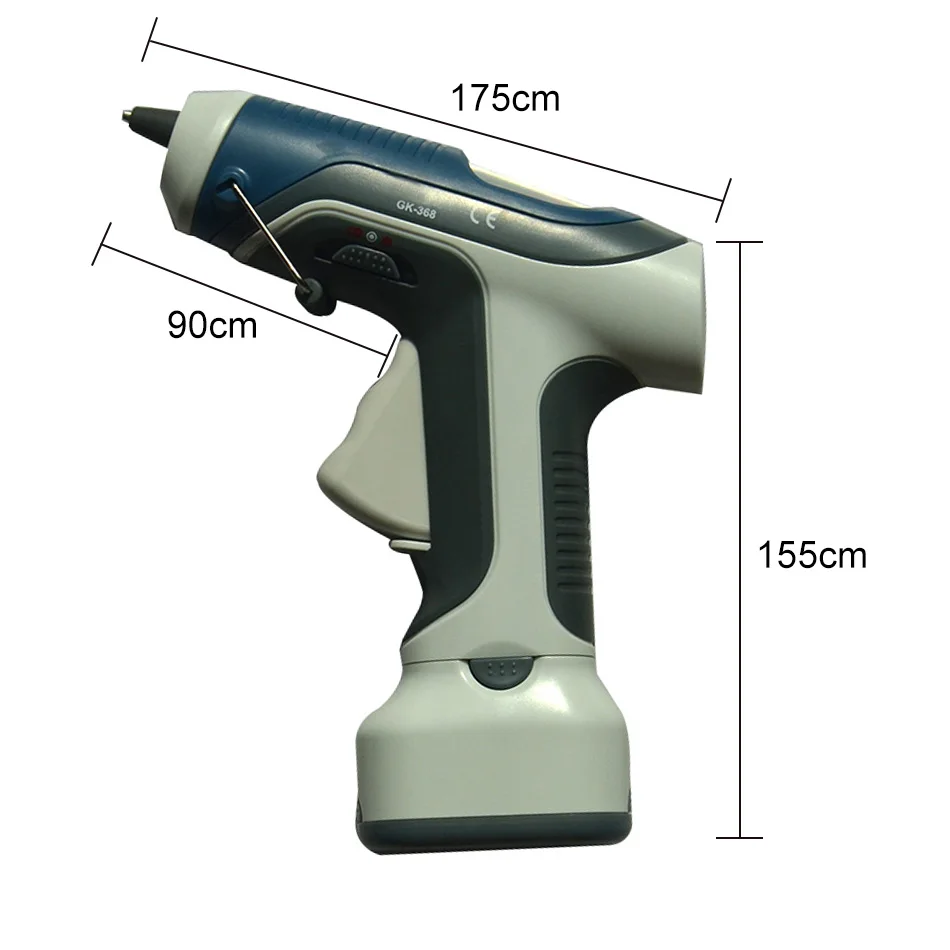 Профессиональный беспроводной термоплавкий клеевой пистолет инструмент на батарейках Портативный беспроводной GK-368 инструмент для ремонта