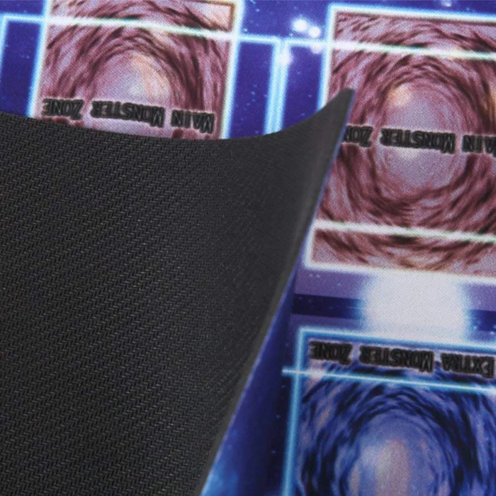 Резиновый игровой коврик 60x60 см для соревнований в стиле Галактики Yu gi oh карты