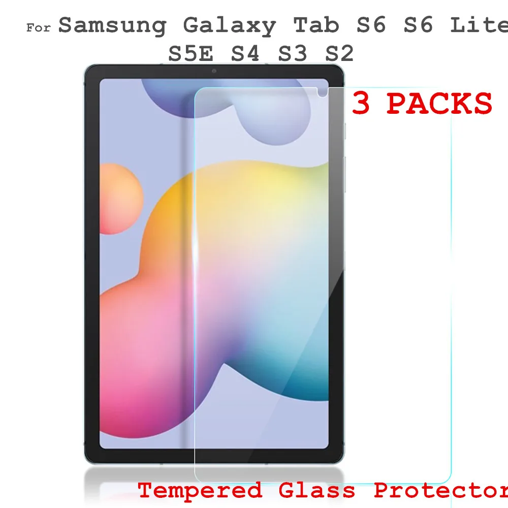 Защитное стекло для Samsung Galaxy Tab S6 S5E S4 S3 S2 3 упаковки | Компьютеры и офис