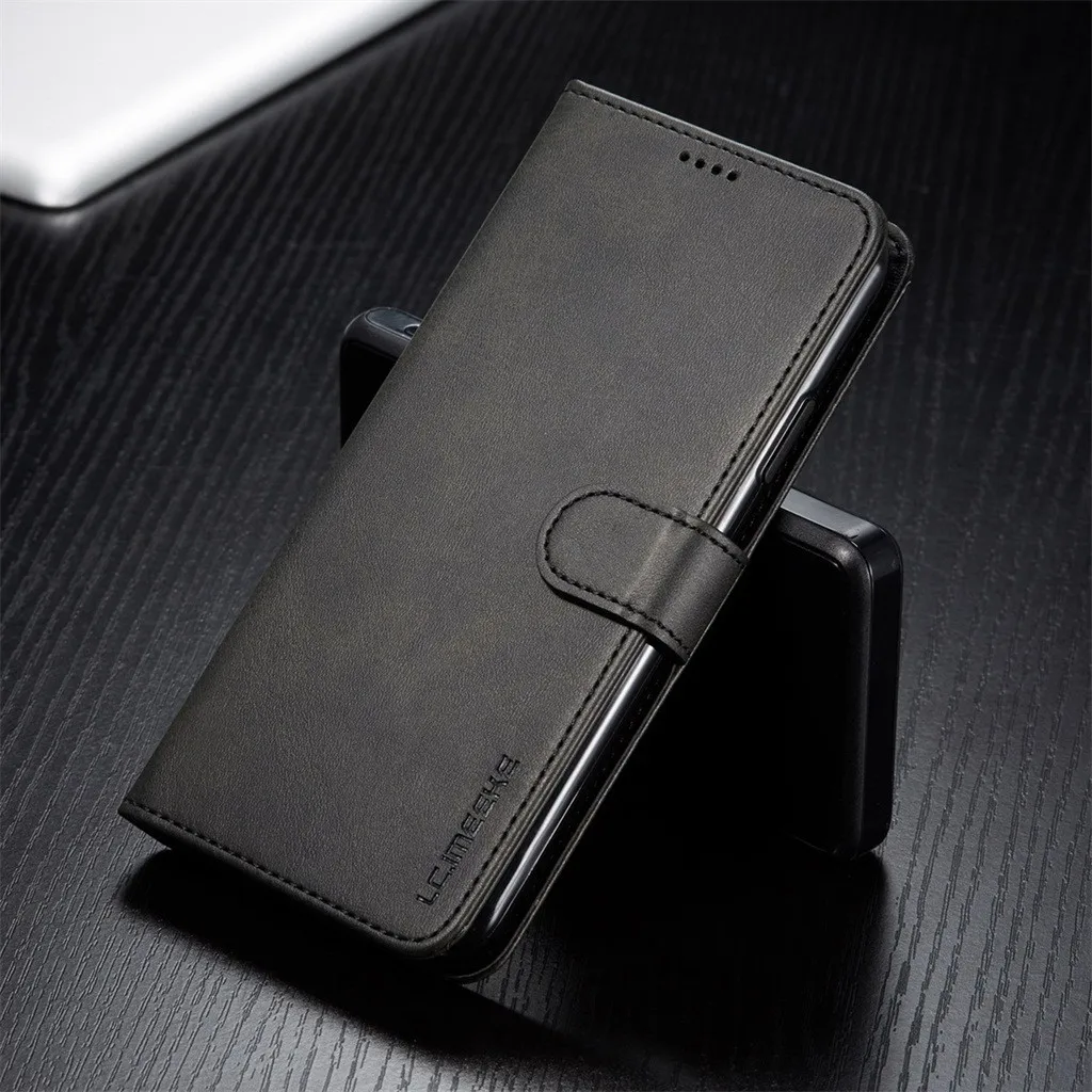 Wallet Case Leather Magnet Flip Cover Case With Card Slot Stand Leather phone Case For iPhone 11 Pro Anti-scratch Phone Case