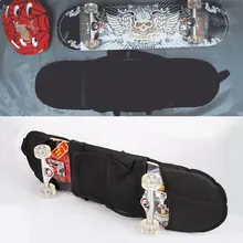 Черный практичный рюкзак для скейтборда, сумка для скейтборда, портативный рюкзак для скейтбординга, защитная дорожная сумка