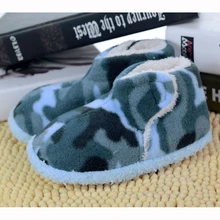 Противоскользящие тапочки дышащие домашние тапочки для зимы для детей