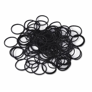 

100PCS Black Rubber Loop Elastic Damping Soft Rings Tattoo Needle Bar Rubber Band for Tattoo Machine Gun Tubes Needle Tip Supply