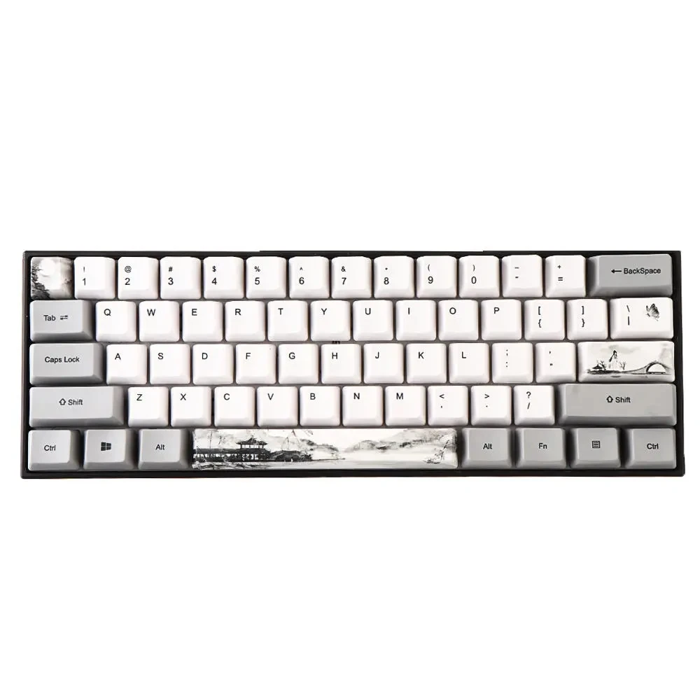 RK 72 клавиши краситель подложка PBT Keycap OEM профиль колпачки для GH60 RK61/ALT61/Annie GK61 GK64 dz60