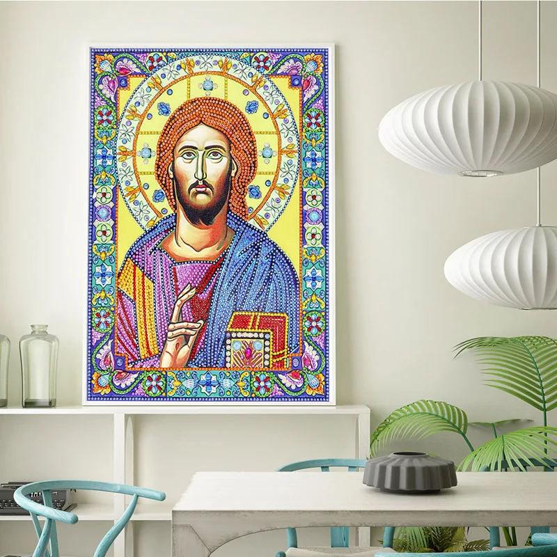 DIY 5D Diamond Painting Icons Diamond Embroidery Mosaic big crystal special stones bead beadwork sale (17)