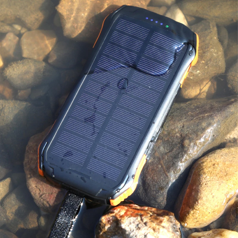 best power bank for mobile Solar Power Bank 80000mAh Portable External Battery Charger Outdoor Waterproof Power Bank for IPhone Xiaomi Mi Samsung usb battery pack