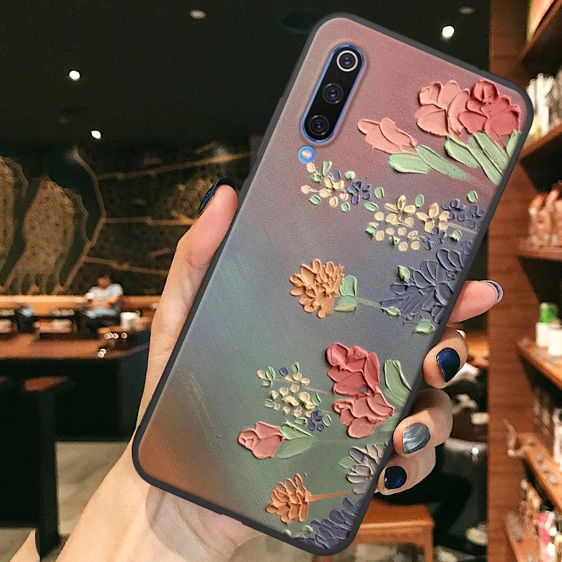 Чехол на xiomi xiaomi mi a3 a2 lite case Милый роскошный цветочным рисунком чехлы для mi a2 a3 8 чехол ксиоми ми c 3 c 2 8 лайт case силиконовый чехол ксиоми чехол на сяоми ми 8 а3 а2 лайт чехол