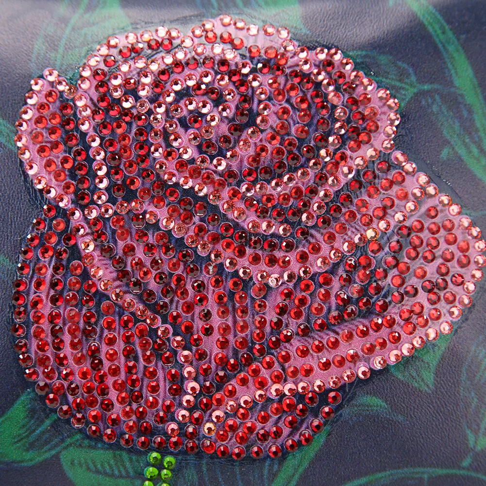 5D DIY Алмазная Картина Павлин бабочка кожаная сумка через плечо на цепочке Вышивка