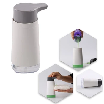 

Empty Plastic Soap Dispenser Manual Press Soap Dispenser Bottle Sannitizer Replacement Bottle for Home Bathroom Office New