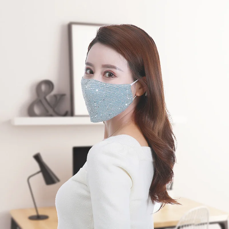 1pcs Summer fashion folding Mouth Mask for Adult Kids Health Washable Face Mask Dust Cold Replaceable Child Elder Protective