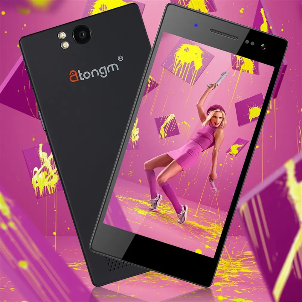 Atongm G501 5,0 дюймов 1080*1920 HD дисплей смартфон MTK6592 Восьмиядерный 2 + 16 Гб мобильный телефон для Android 4,4 UK Plug